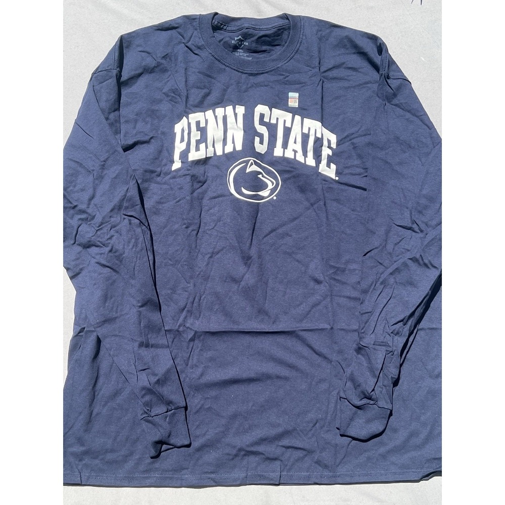 New Penn‎ State Long Sleeve Short Blue Size XXL NCAA Football